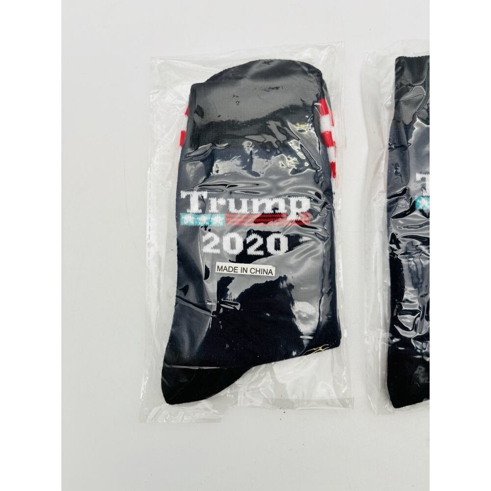2 - UNISEX "TRUMP 2020" SOCKS ONE SIZE REPUBLICAN/PRESIDENT RED, WHITE AND BLUE - Picture 2 of 8